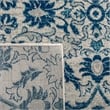 Safavieh Evoke 3' X 5' Power Loomed Rug in Ivory and Blue