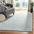 Safavieh Evoke 3' X 5' Power Loomed Rug in Ivory and Light Blue