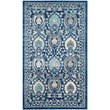 Safavieh Evoke 4' X 6' Power Loomed Rug in Blue and Ivory