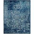 Safavieh Evoke 3' X 5' Power Loomed Rug in Navy and Ivory