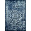 Safavieh Evoke 9' X 12' Power Loomed Rug in Navy and Ivory
