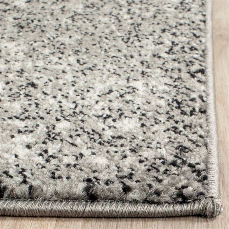 Safavieh Evoke 4' X 6' Power Loomed Rug in Gray and Ivory