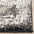 Safavieh Evoke 4' X 6' Power Loomed Rug in Black and Gray