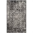 Safavieh Evoke 4' X 6' Power Loomed Rug in Black and Gray