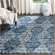 Safavieh Evoke 9' X 12' Power Loomed Rug in Royal and Ivory