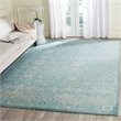 Safavieh Evoke 3' X 5' Power Loomed Rug in Light Blue and Ivory