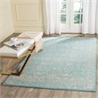 Safavieh Evoke 8' X 10' Power Loomed Rug in Light Blue and Ivory
