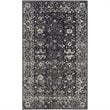 Safavieh Evoke 3' X 5' Power Loomed Rug in Charcoal and Ivory