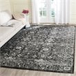 Safavieh Evoke 4' X 6' Power Loomed Rug in Charcoal and Ivory