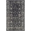 Safavieh Evoke 4' X 6' Power Loomed Rug in Charcoal and Ivory