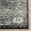 Safavieh Evoke 8' X 10' Power Loomed Rug in Charcoal and Ivory