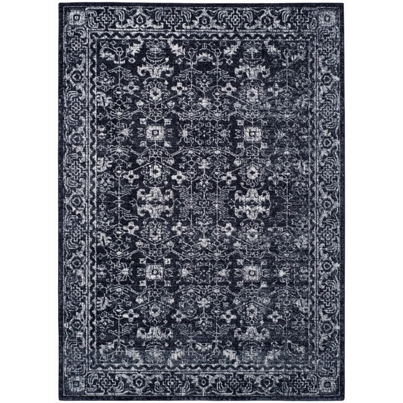 Safavieh Evoke 8' X 10' Power Loomed Rug in Charcoal and Ivory