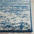 Safavieh Evoke 9' X 12' Power Loomed Rug in Navy and Ivory