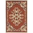 Safavieh DuraRug 6' X 9' Hand Hooked Polypropylene Rug in Rust