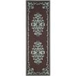 Safavieh DuraRug 6' X 9' Hand Hooked Polypropylene Rug in Chocolate