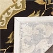 Safavieh DuraRug 3' X 5' Hand Hooked Rug in Ivory and Black
