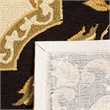 Safavieh DuraRug 6' X 9' Hand Hooked Rug in Ivory and Black