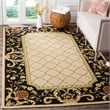 Safavieh DuraRug 8' X 10' Hand Hooked Rug in Ivory and Black