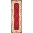 Safavieh DuraRug 4' X 6' Hand Hooked Rug in Burgundy and Ivory