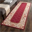 Safavieh DuraRug 4' X 6' Hand Hooked Rug in Burgundy and Ivory