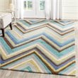 Safavieh Four Seasons 5' X 7' Hand Hooked Polyester Pile Rug in Blue