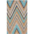 Safavieh Four Seasons 5' X 7' Hand Hooked Polyester Pile Rug in Green