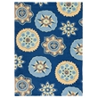 Safavieh Four Seasons 5' X 7' Hand Hooked Polyester Pile Rug in Navy