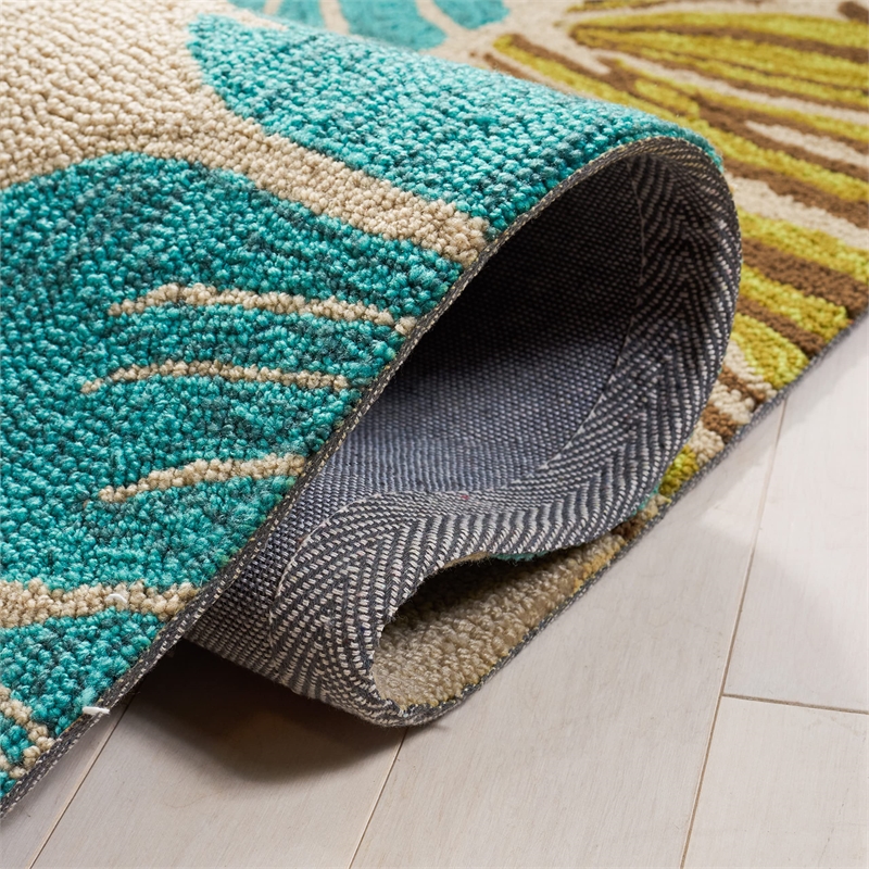 Safavieh Four Seasons 4' X 6' Hand Hooked Polyester Pile Rug in Gray