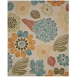 Safavieh Four Seasons 8' X 10' Hand Hooked Polyester Pile Rug in Ivory