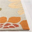 Safavieh Four Seasons 8' X 10' Hand Hooked Polyester Pile Rug in Ivory