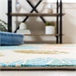 Safavieh Four Seasons 8' X 10' Hand Hooked Polyester Pile Rug in Ivory