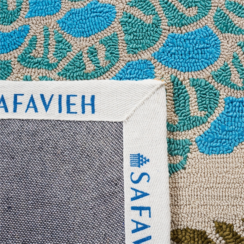 Safavieh Four Seasons 8' X 10' Hand Hooked Polyester Pile Rug in Ivory