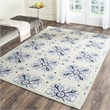 Safavieh Four Seasons 4' X 6' Hand Hooked Rug in Ivory and Blue