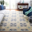 Safavieh Four Seasons 8' X 10' Hand Hooked Rug in Ivory and Blue