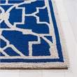 Safavieh Four Seasons 5' X 7' Hand Hooked Rug in Navy and Ivory