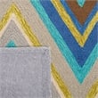 Safavieh Four Seasons 4' X 6' Hand Hooked Rug in Spa and Dark Brown
