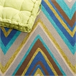 Safavieh Four Seasons 8' X 10' Hand Hooked Rug in Spa and Dark Brown