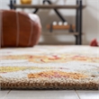 Safavieh Four Seasons 2' X 6' Hand Hooked Rug in Ivory and Yellow