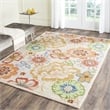 Safavieh Four Seasons 4' X 6' Hand Hooked Rug in Beige and Red