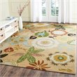 Safavieh Four Seasons 2' X 6' Hand Hooked Polyester Pile Rug in Taupe