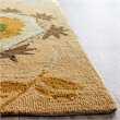 Safavieh Four Seasons 2' X 6' Hand Hooked Polyester Pile Rug in Taupe