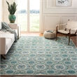 Safavieh Four Seasons 8' X 10' Hand Hooked Rug in Mint and Aqua
