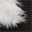 Safavieh Faux Sheep Skin 5' X 7' Power Loomed Acrylic Rug in Ivory