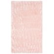 Safavieh Faux Sheep Skin 3' X 5' Power Loomed Acrylic Rug in Pink