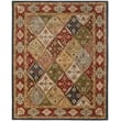 Safavieh Heritage 12' X 15' Hand Tufted Wool Pile Rug in Green and Red