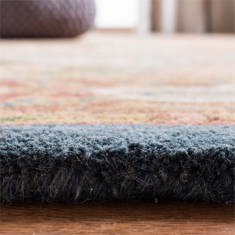 Safavieh Heritage 3' X 5' Hand Tufted Wool Pile Rug in Green and Red