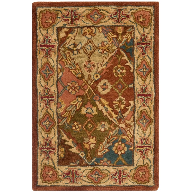 Safavieh Heritage 6' Round Hand Tufted Wool Rug