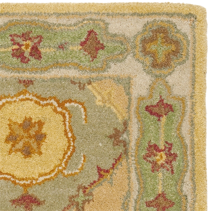 Safavieh Heritage 10' Square Hand Tufted Wool Pile Rug