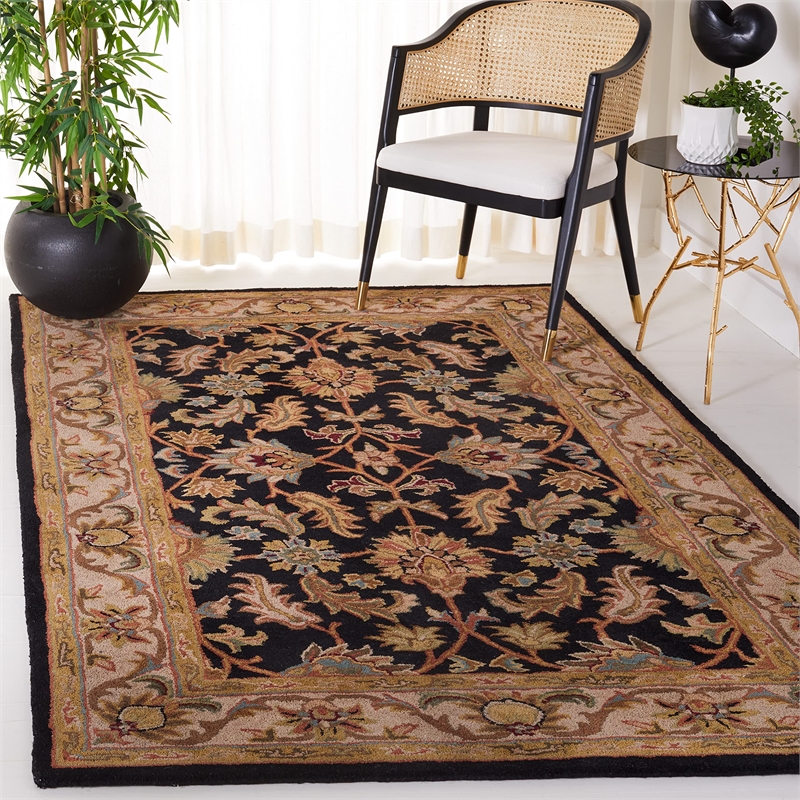 Safavieh Heritage 4' Square Hand Tufted Wool Rug