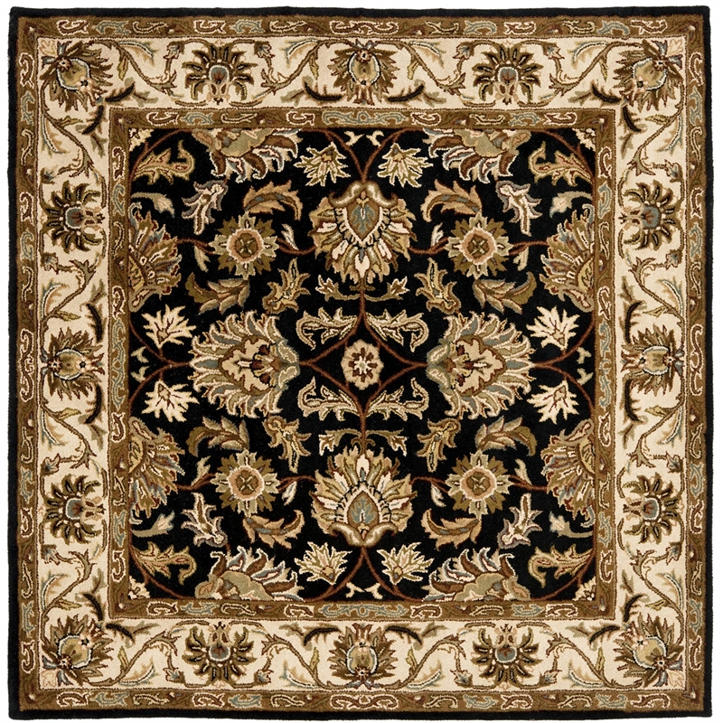 Safavieh Heritage 4' Square Hand Tufted Wool Rug